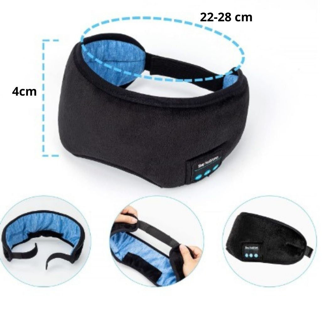 Antifaz y Cinta Deporte con Bluetooth