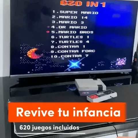 Consola Retro Clásica con 620 Juegos
